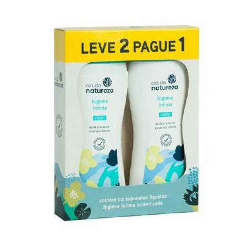 Sabonete Íntimo Cia da Natureza Fresh Lv2 Pg1 210ml