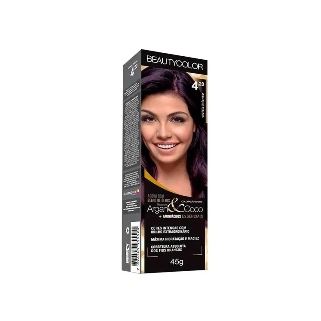 Tintura Beauty Color 4.20 Castanho Violeta Intenso