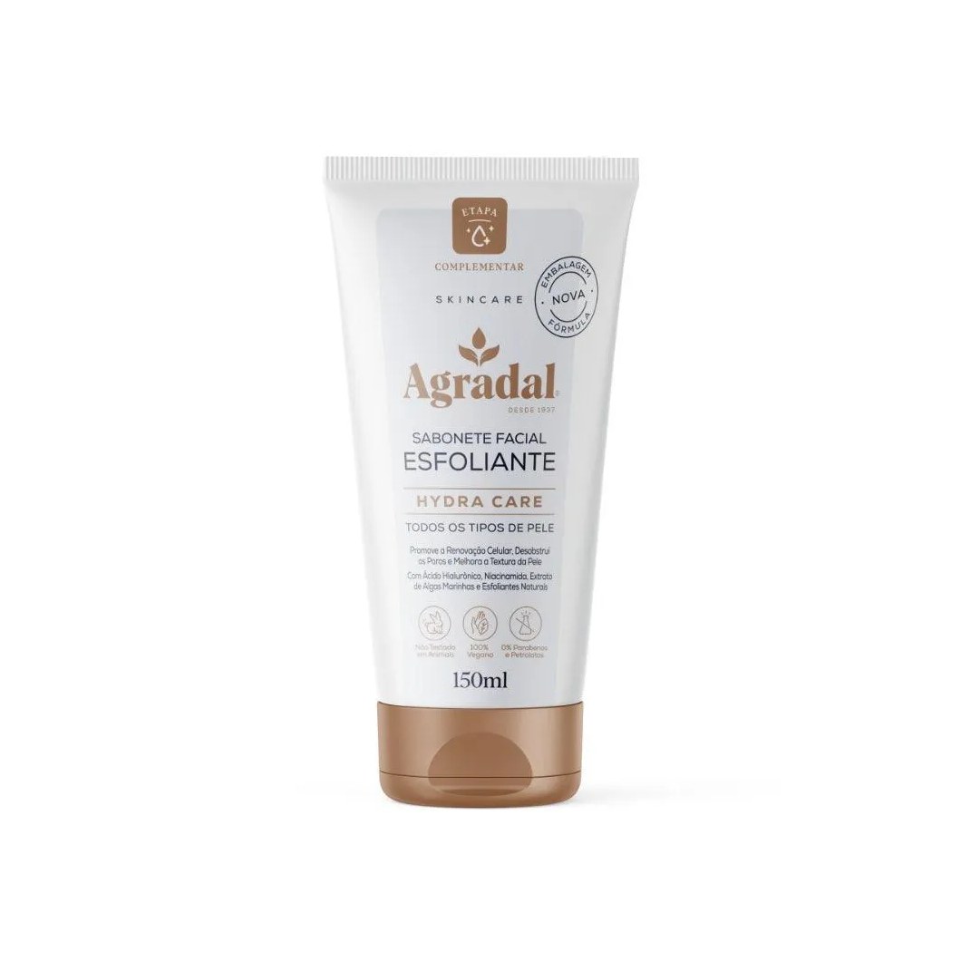 Sabonete Esfoliante Facial Agradal Hydra Care 150ml