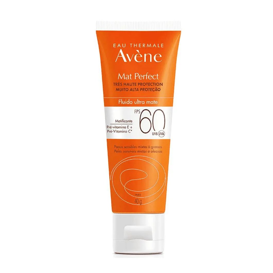 Eau Thermale Avène Mat Perfect Fluido Sem Cor Fps60 40G