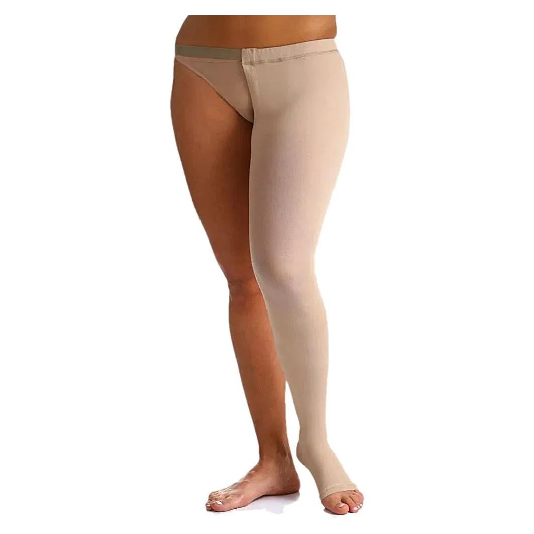 Meia 7/8 Cinta Sigvaris 20-30mmhg Aberta Natural Esquerdo M1