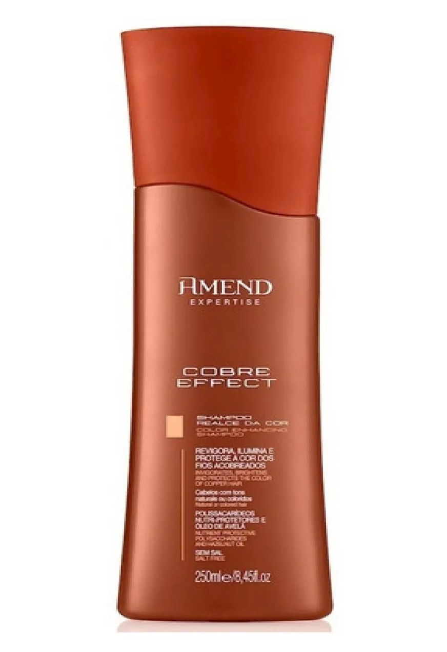Shampoo Matizador Amend Cobre Effect Realce da Cor 250ml