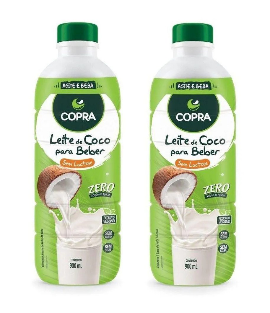 Kit 2uni Leite de Coco Pronto para Beber 900ml - Copra