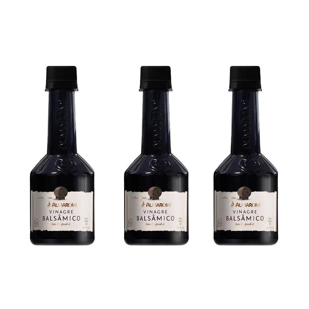 Kit 3uni Vinagre Balsâmico 280ml - Almaromi