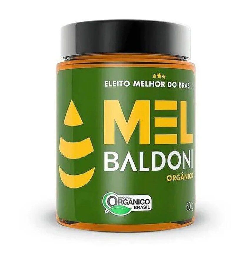 Mel Orgânico Vidro 500gr - Baldoni