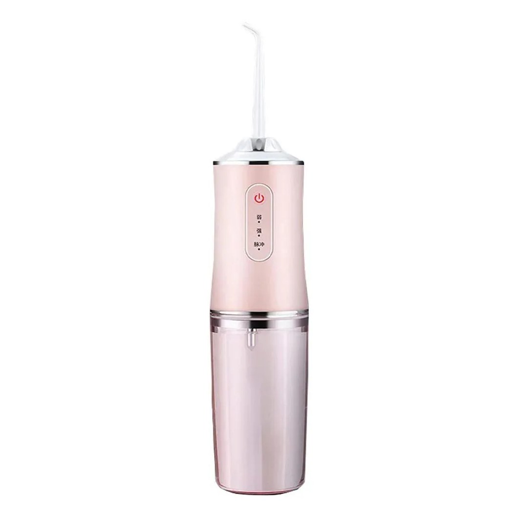 Irrigador Oral Jato D'água Higiene Bucal sem Fio Rosa