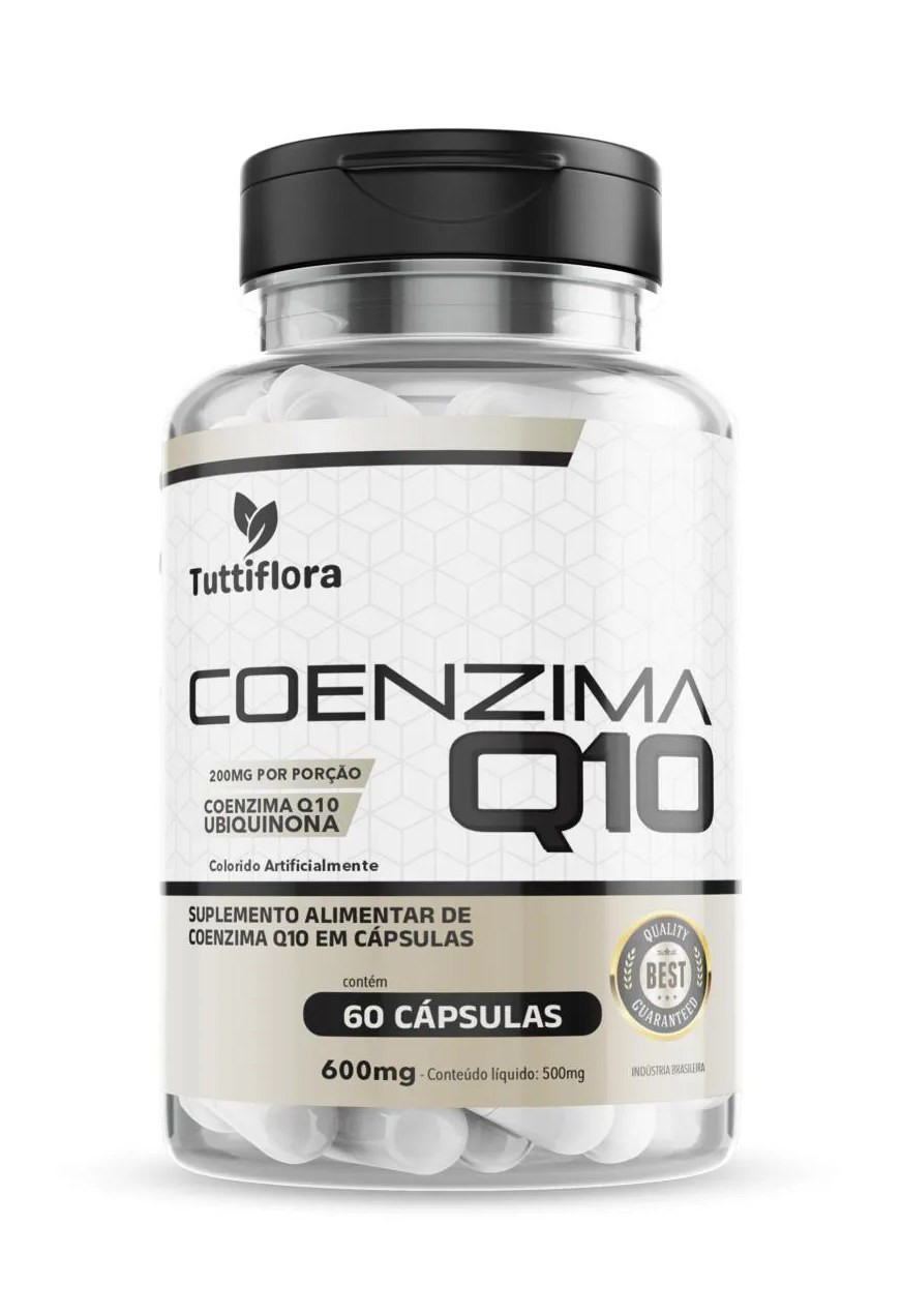 Coenzima Q10 (200mg P/porção) 60 cápsulas Tuttiflora