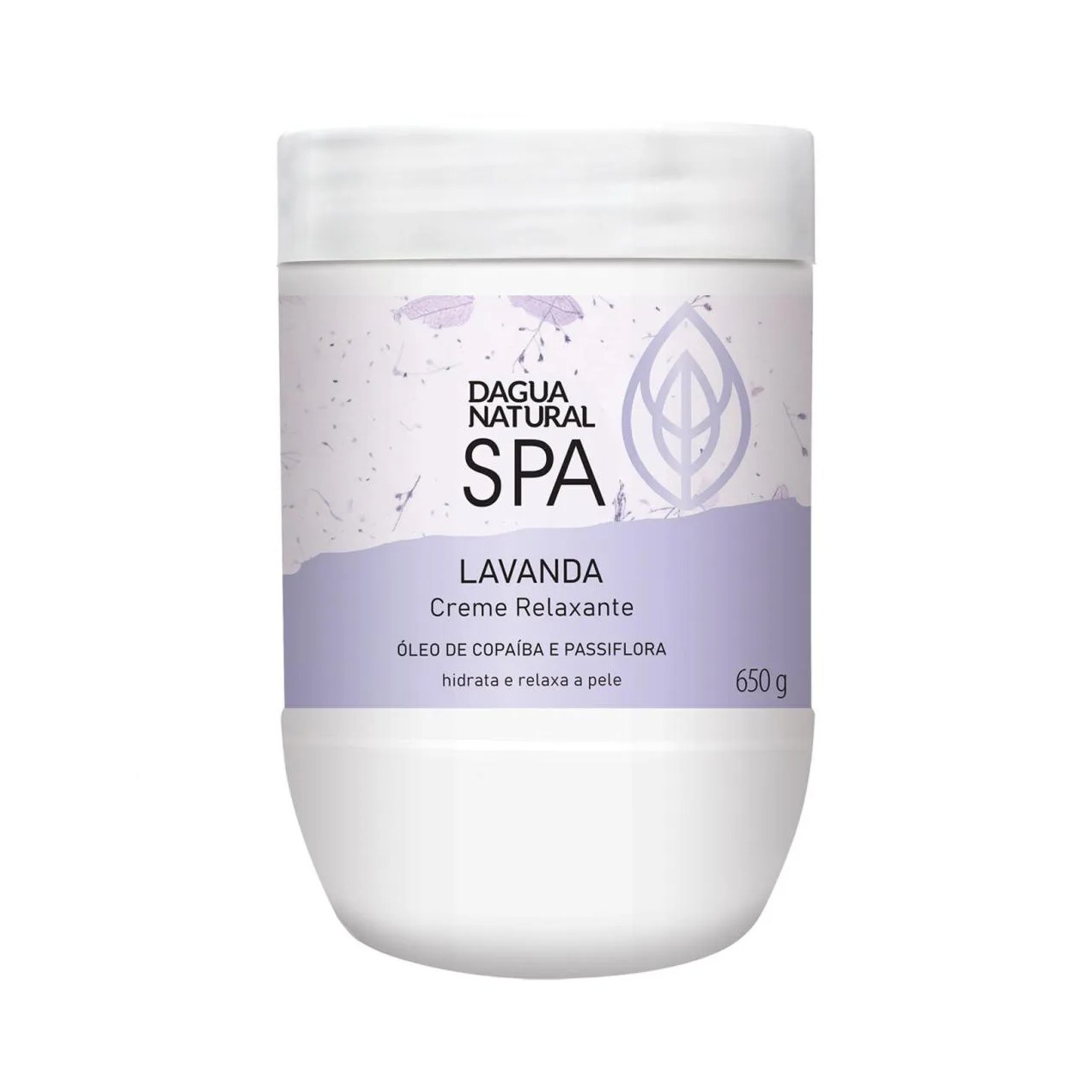 CREME DE MASSAGEM SPA LAVANDA HIDRATANTE E RELAXANTE CORPORAL 650G