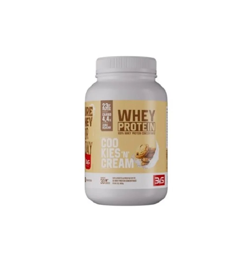 100% Whey Concentrate (900g) - Sabor: Cookies e Cream