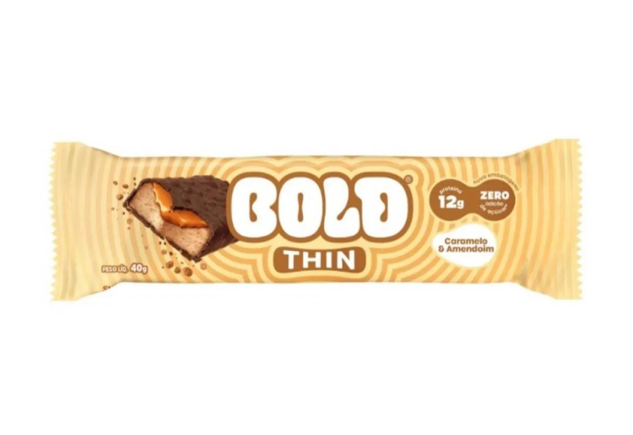 Bold Thin Caramelo Amendoim 40g