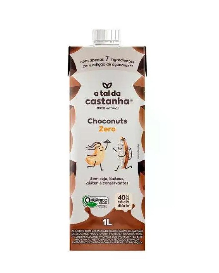 Bebida Vegetal A Tal da Castanha Choconuts Zero 1l