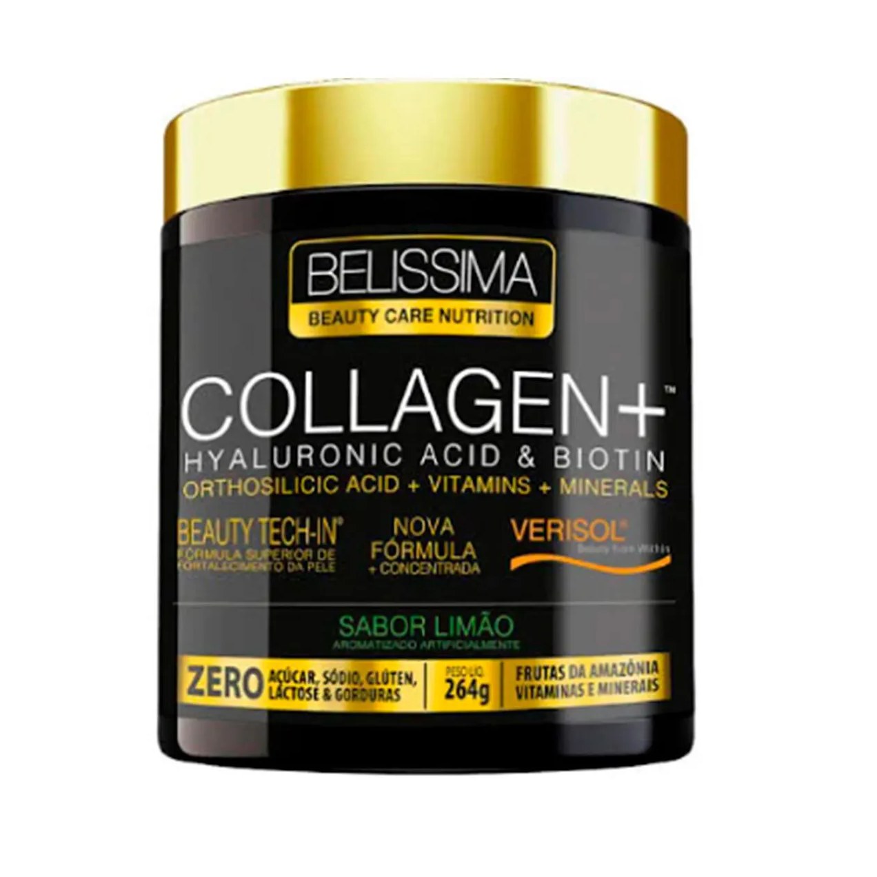 Colágeno Belíssima Collagen Plus Limão 264g