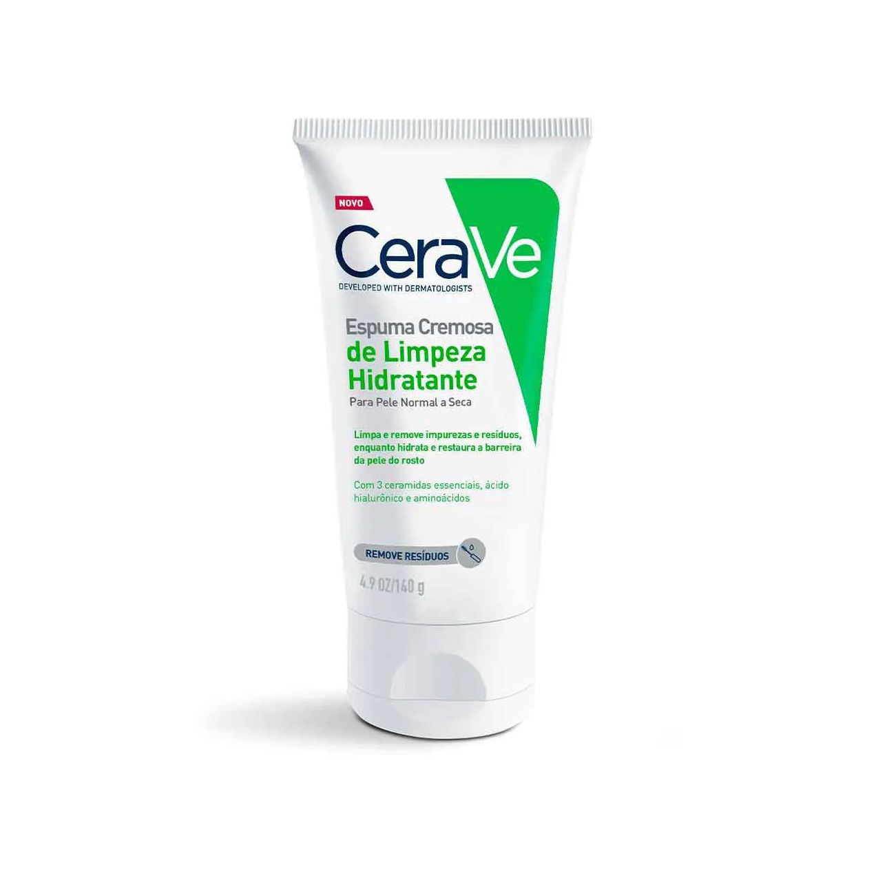 Espuma Cremosa de Limpeza Hidratante Cerave Sem Perfume 140g