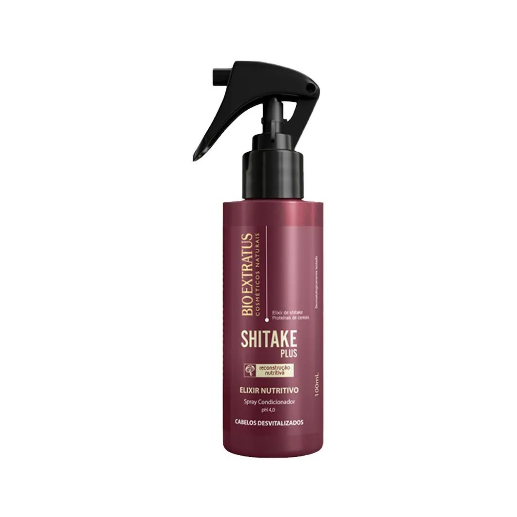 Spray Condicionador Elixir Nutritivo Bio Extratus Shitake Plus 100ml