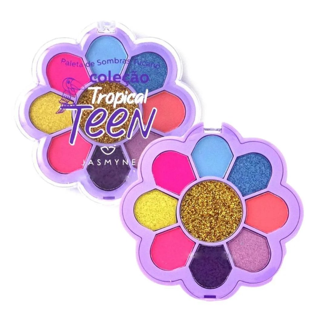 Paleta de Sombras Jasmyne Tropical Teen Tucano A 10g