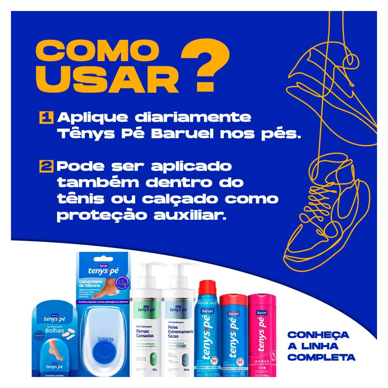 Talco para os Pés Tenys Pé Original