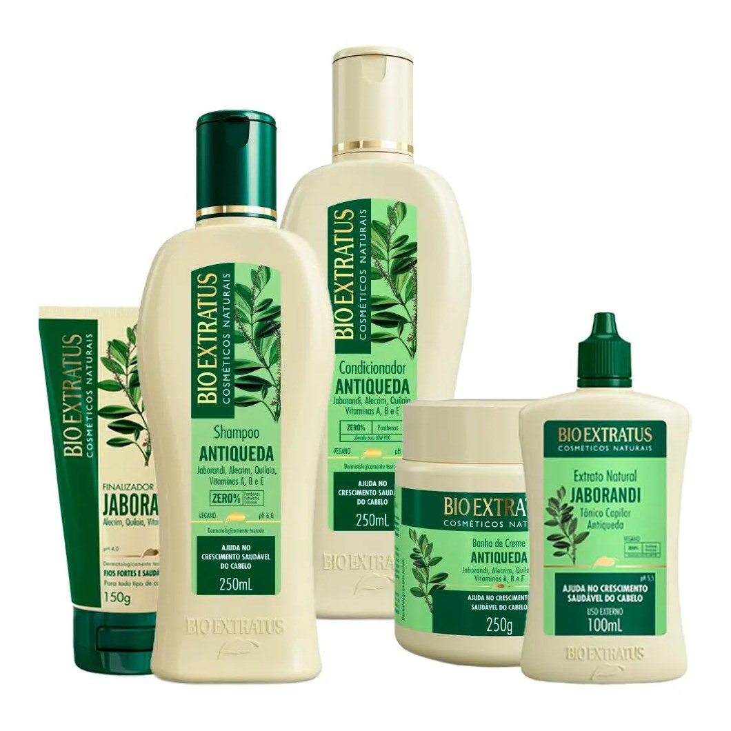 Kit Bio Extratus Jaborandi Sh Cond Masc 250 Completo 5itens