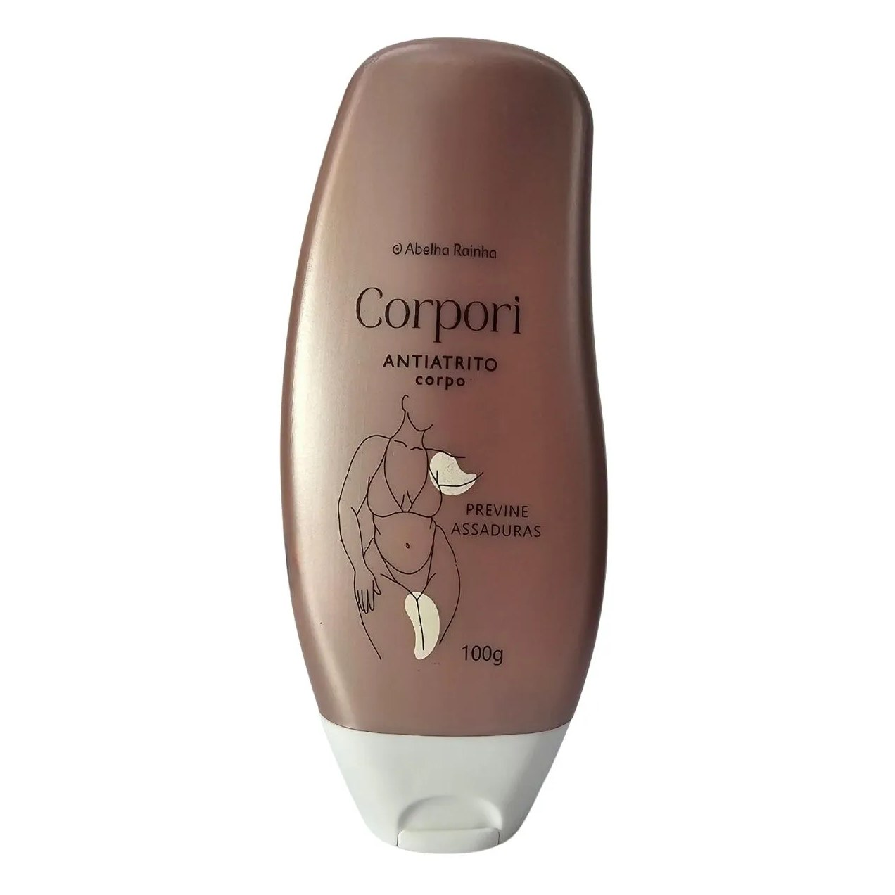 Creme Hidratante Corporal Antiatrito Previne Assaduras Corpori Abelha Rainha 100g