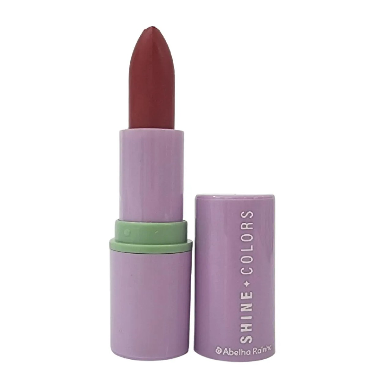 Batom Matte Aveludado Vermelho Vintage Shine Colors Abelha Rainha 4g