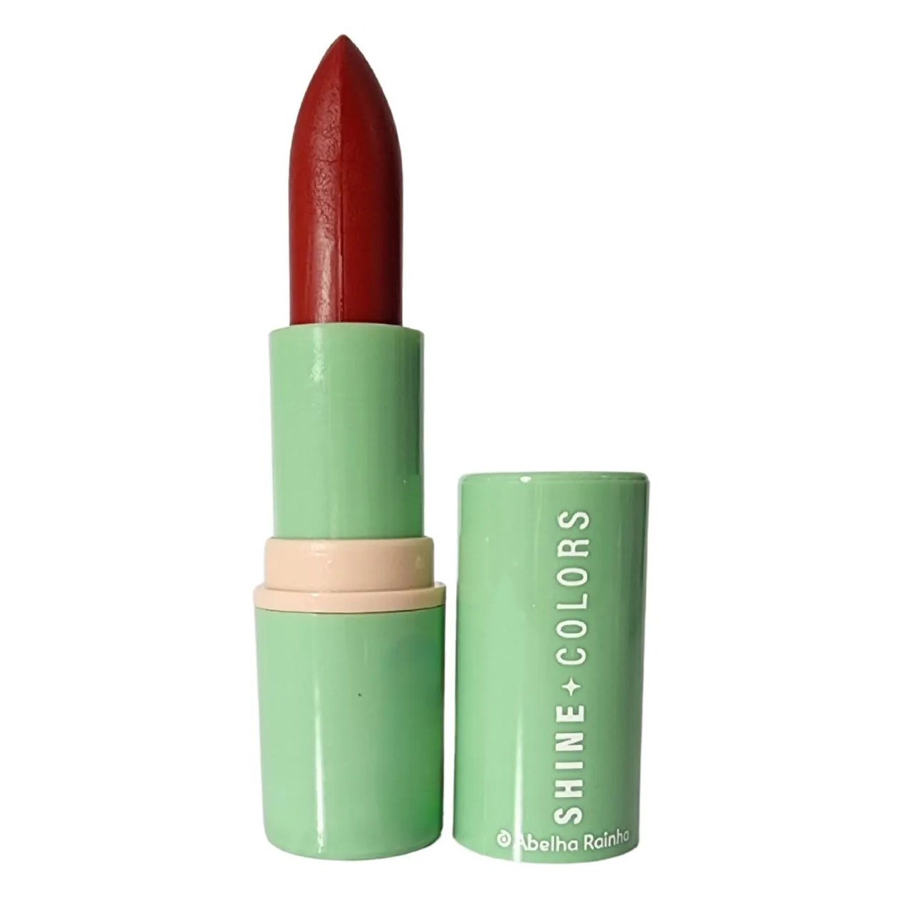 Batom Brilho E Sabor Cereja Fps 15 Shine Colors Abelha Rainha 3,7g