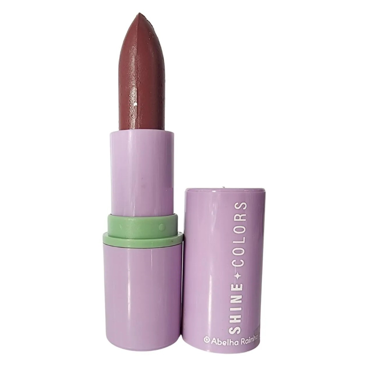 Batom Matte Aveludado Malva Chique Shine Colors Abelha Rainha 4g