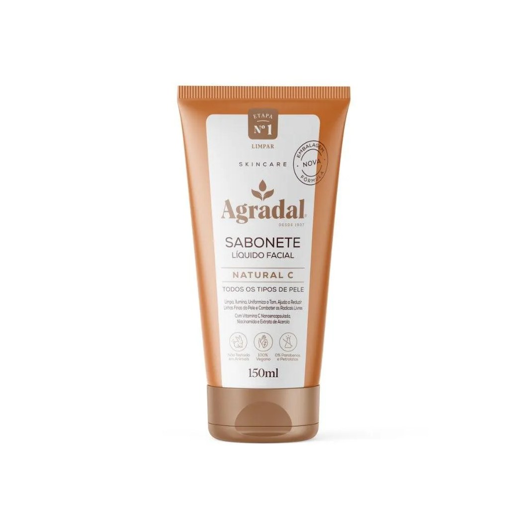 Sabonete Facial Agradal Natural C 150ml