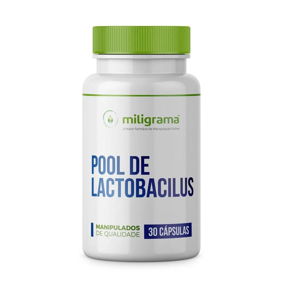 Pool de Lactobacilos Mantém a Flora Intestinal Saudável 30 cápsulas