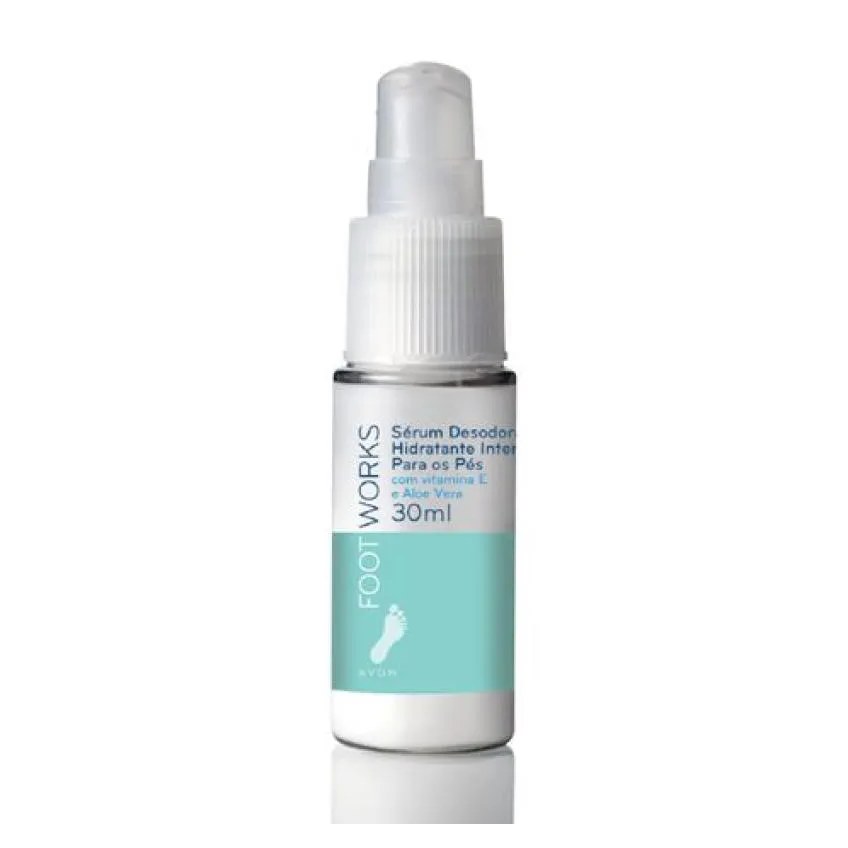 Avon Footworks Sérum Des Hdratante Intensivo para Os Pés 30ml