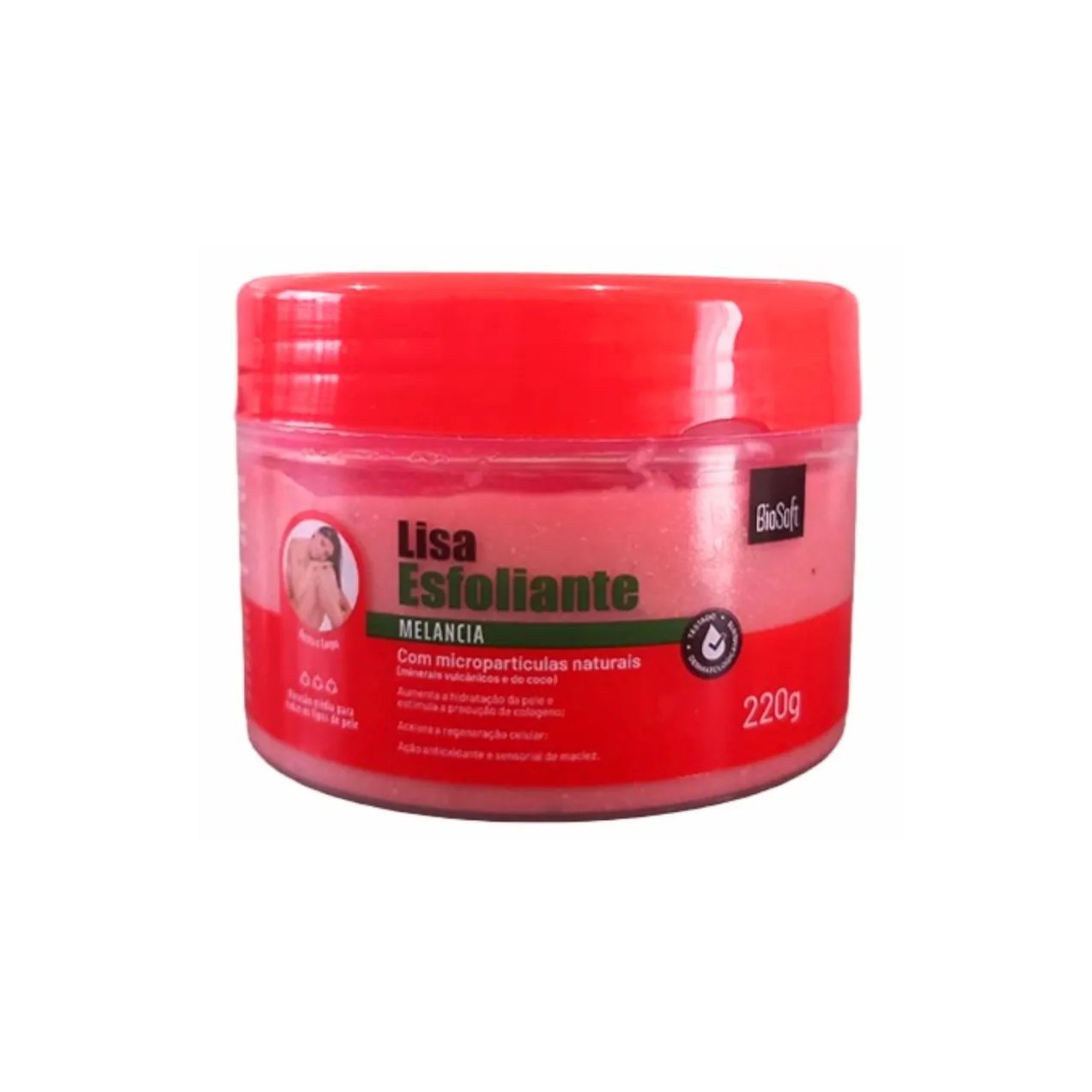 Esfoliante Corpo e Rosto Melancia Micropartículas Naturais