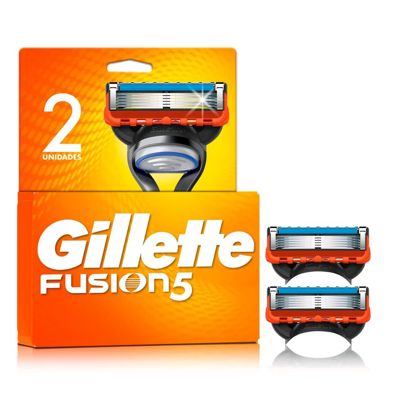 Carga para Aparelho de Barbear Gillette Fusion 5 com 2 unidades