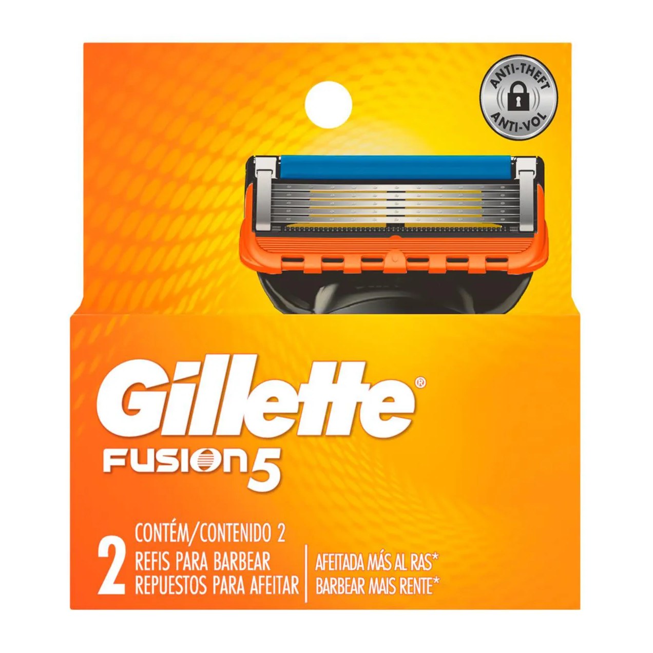 Carga para Aparelho de Barbear Gillette Fusion 5 com 2 unidades