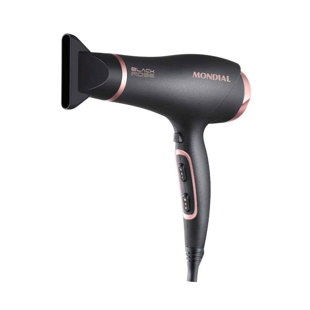 Secador de Cabelos Mondial Black Rose Sc-37 127v 110v