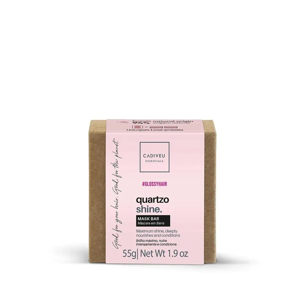 Cadiveu Essentials Quartzo Shine - Máscara de Tratamento em Barra 55g