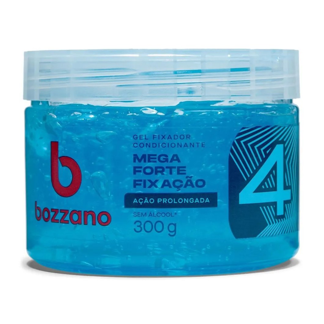 Gel Fixador Bozzano Ação Prolongada 4.mega Forte Fixação 300g