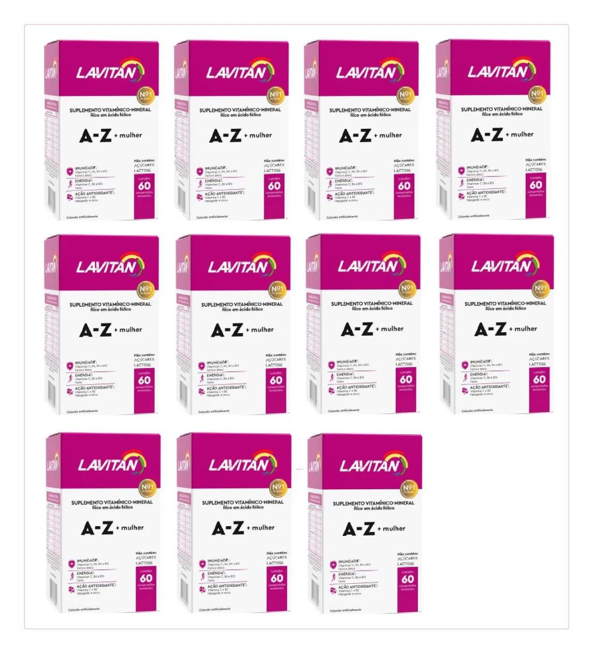 Kit 11 Lavitan A-z Mulher Suplemento com 60 Capsulas - Cimed