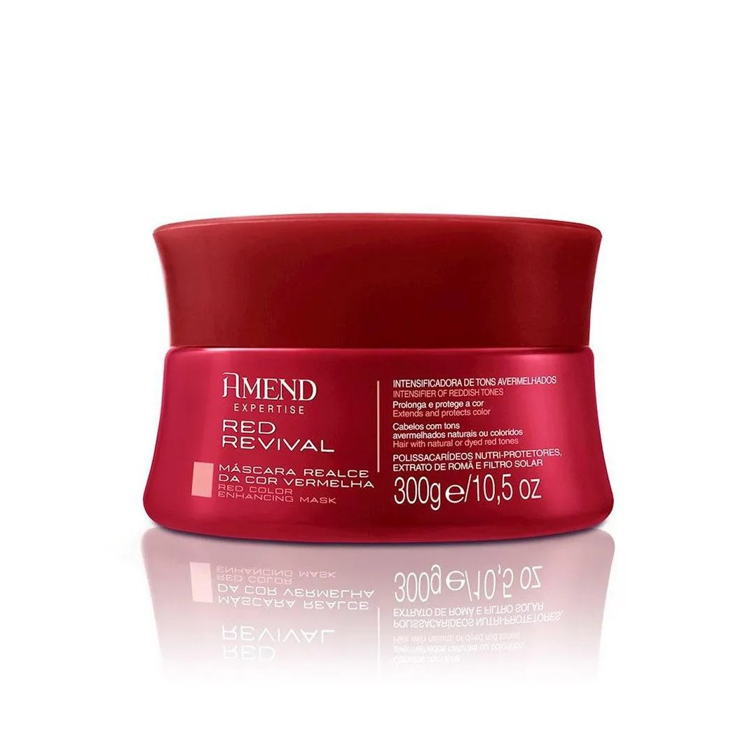 Máscara De Tratamento Amend Realce Da Cor Red Revival 300G