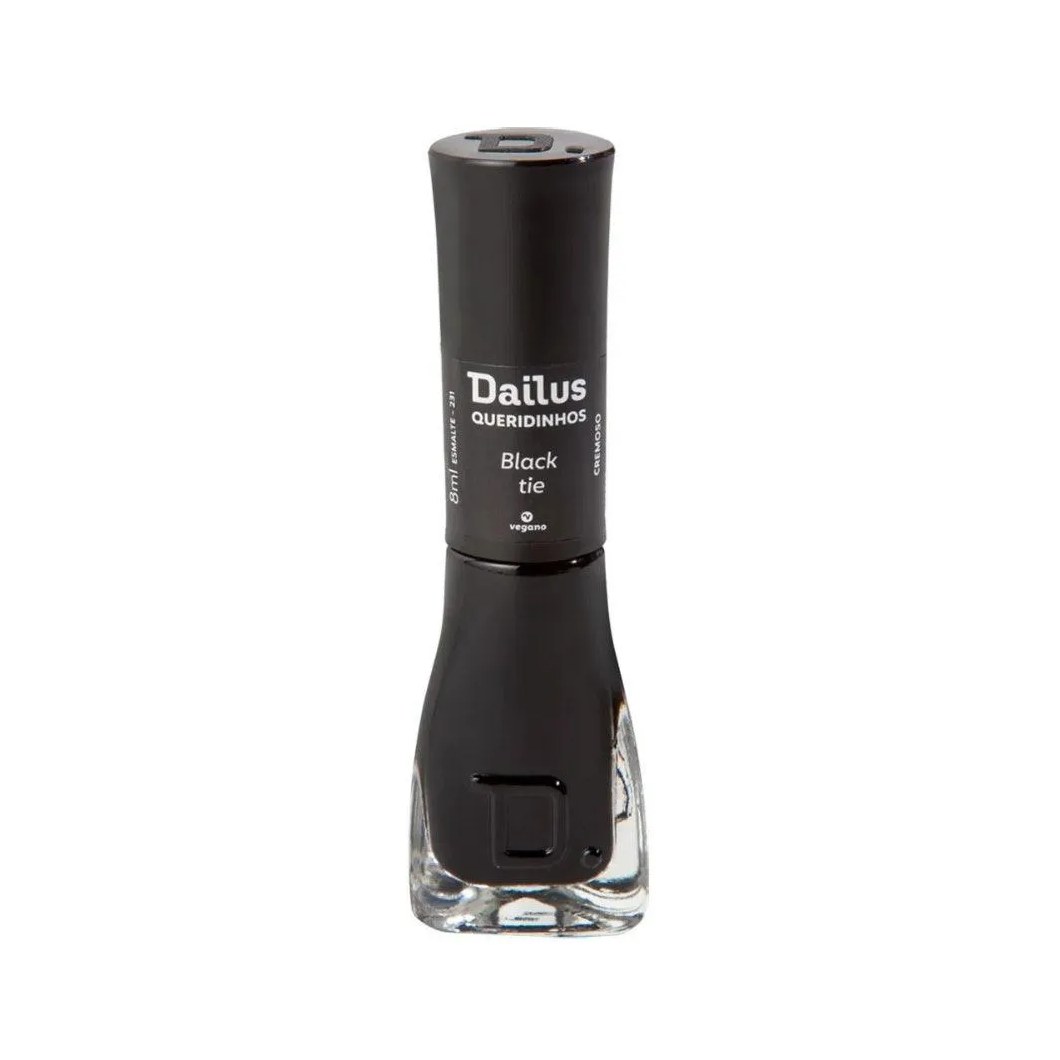Esmalte Dailus Tons Escuros Cremoso Queridinhos Black Tie