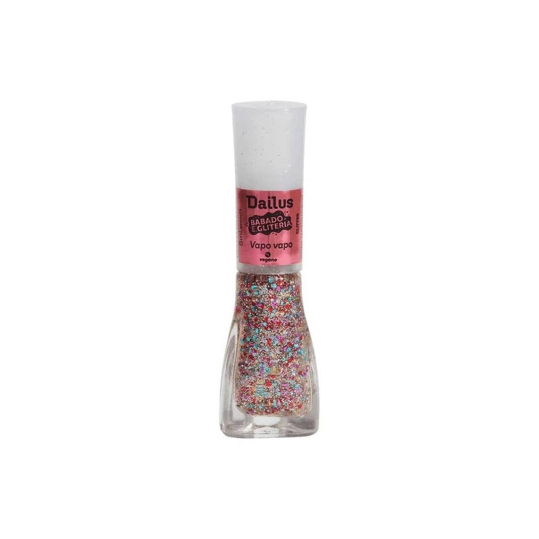 Esmalte Dailus Babado e Gliteria Vapo Vapo