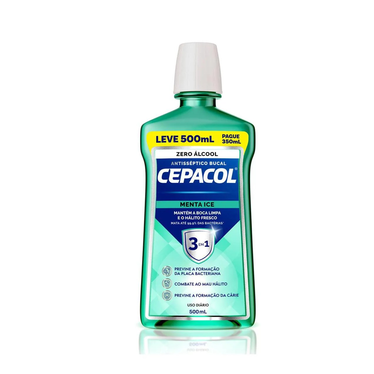 Enxaguante Antisséptico Bucal Cepacol Menta Ice Sem Álcool 500ml