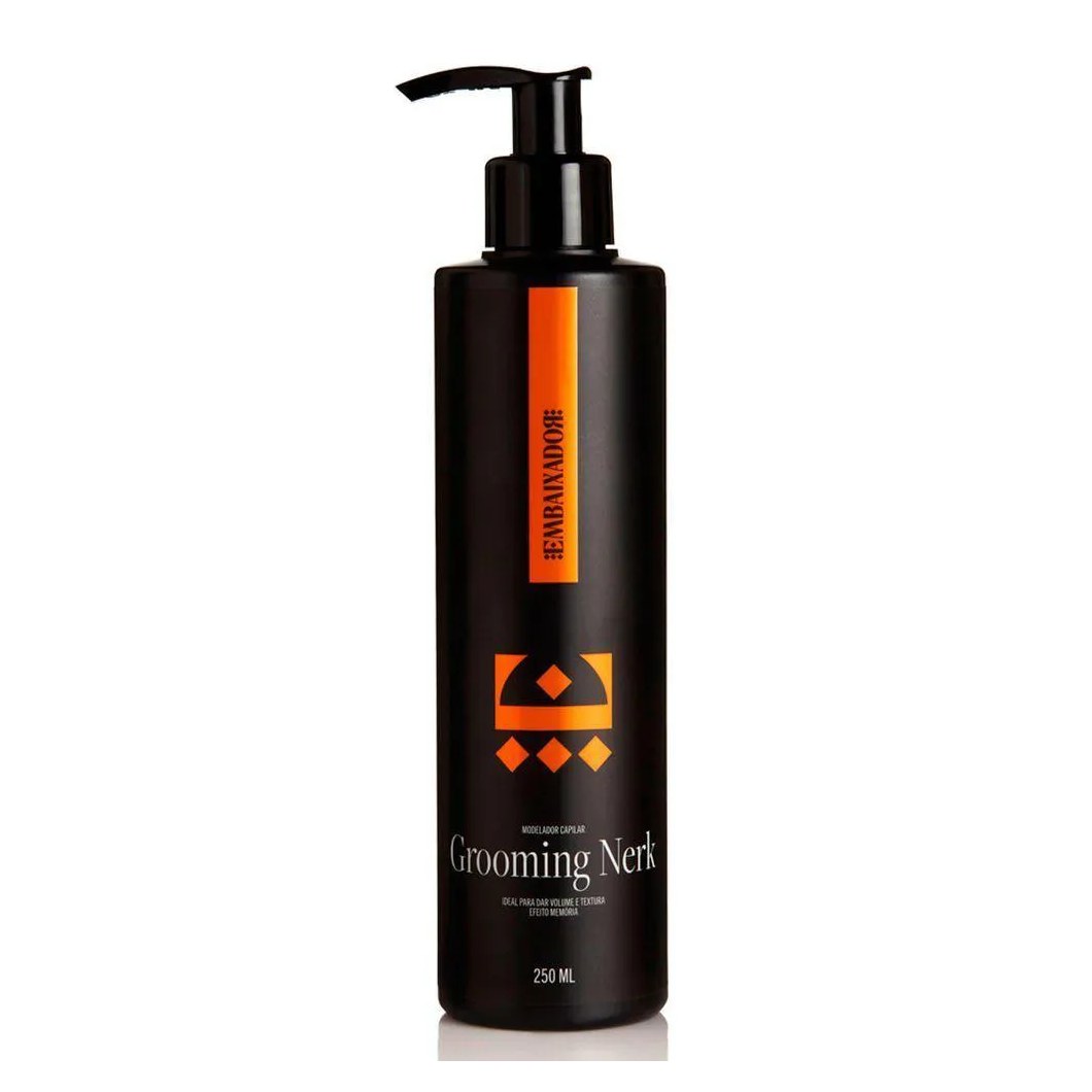 Kit 3 Grooming Modelador Capilar Nerk Embaixador 250ml