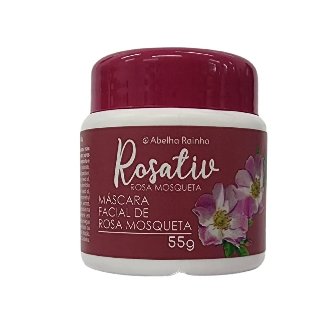 Máscara Facial 3 em 1 Rosa Mosqueta Rosativ Abelha Rainha 55g