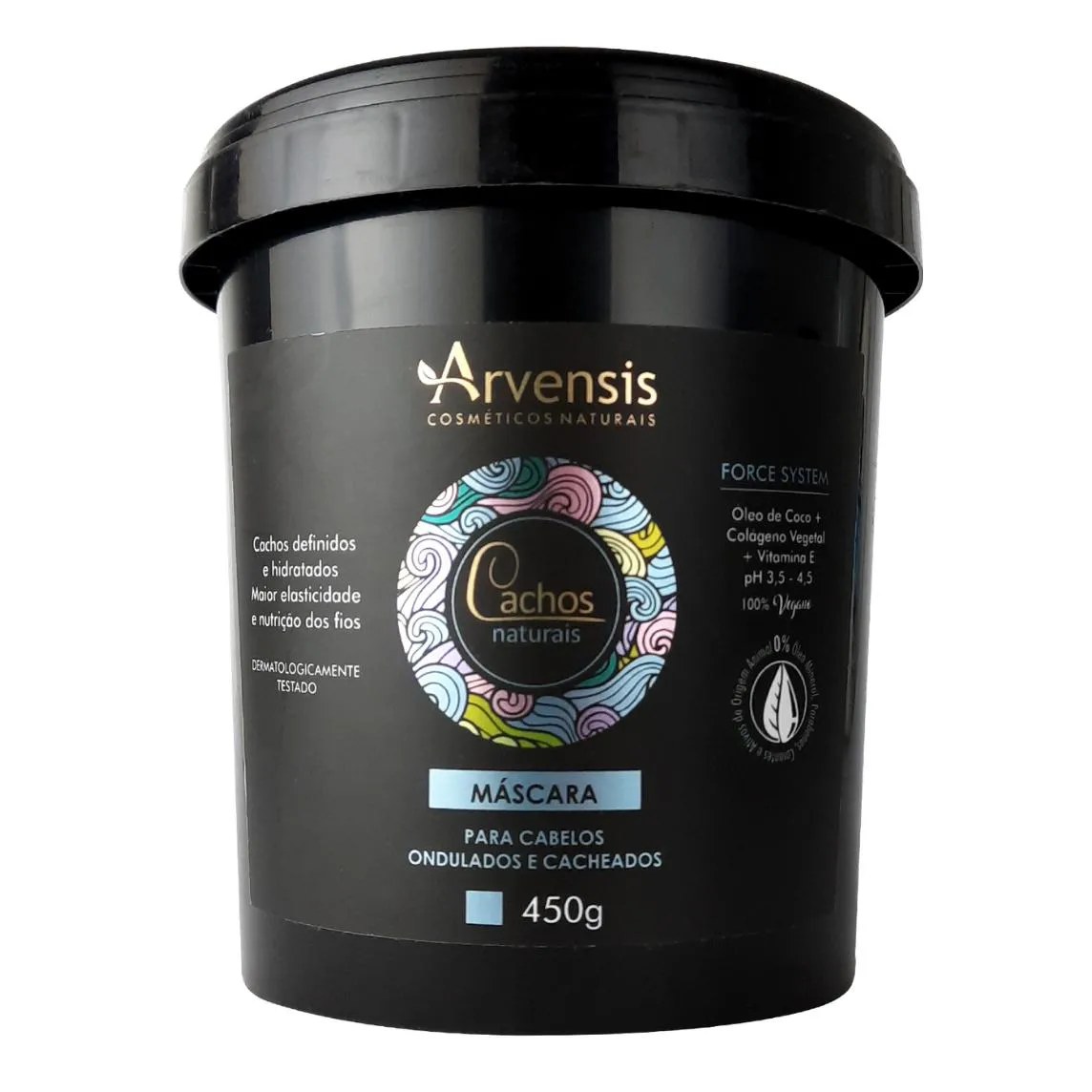 Máscara de Hidratação Ondulados e Cacheados Arvensis 450g