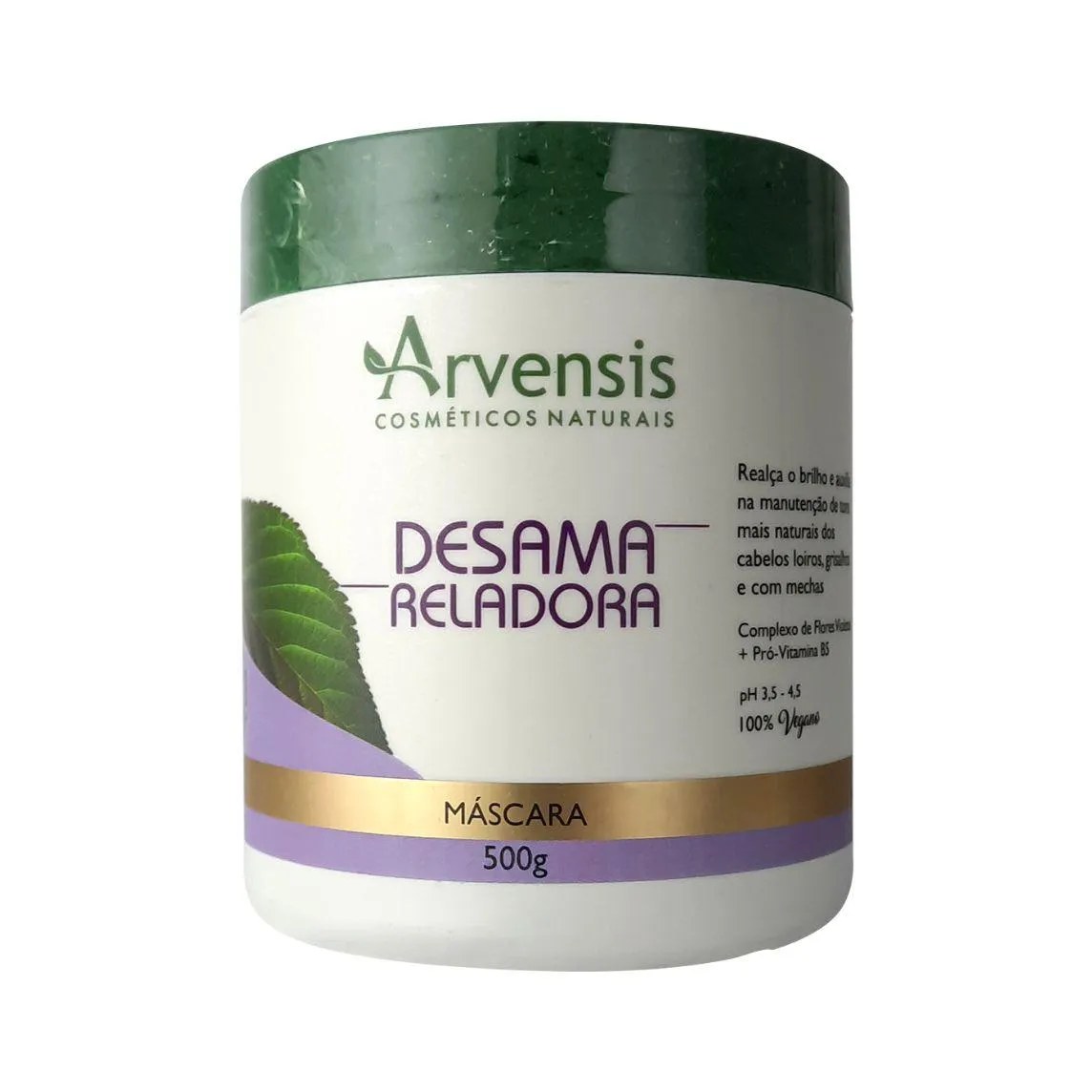 Arvensis Máscara Desamareladora Tons Mais Naturais 500g