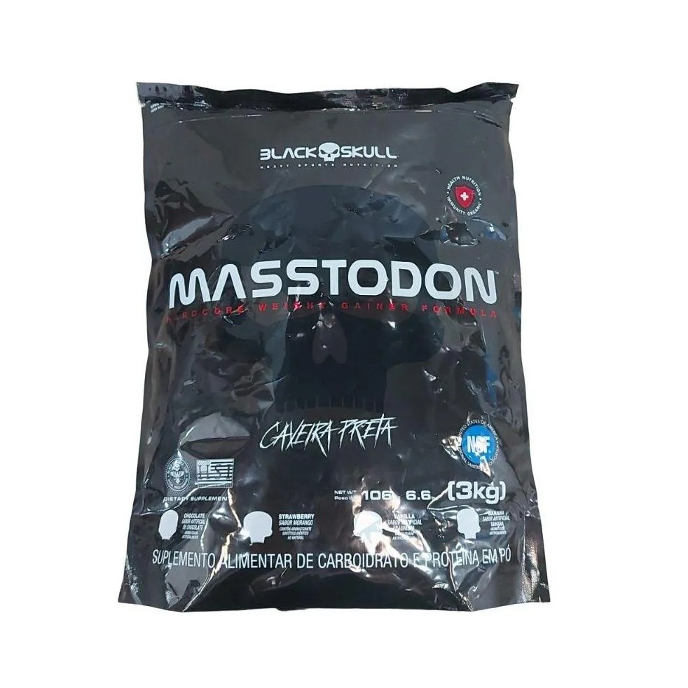 Masstodon Refil (3kg) - Sabor: Chocolate