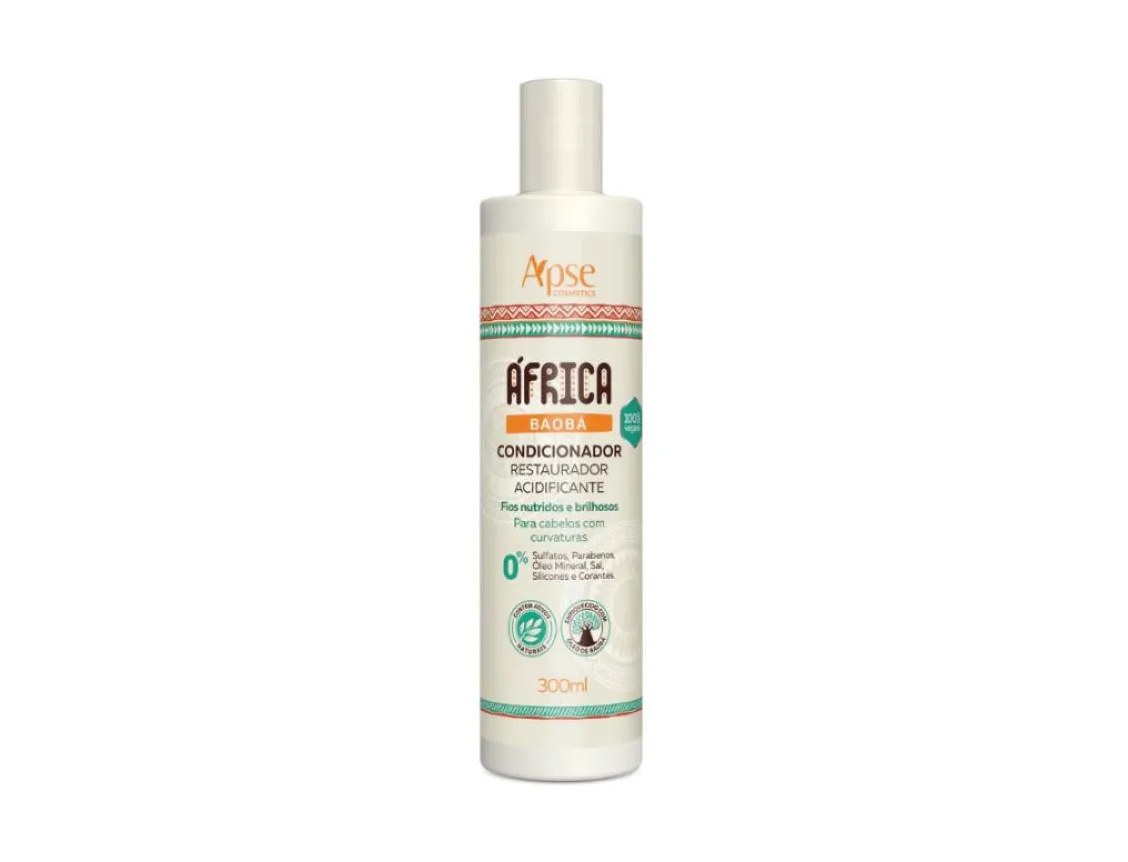 Condicionador Apse Restaurador Acidificante Baobá África 300ml