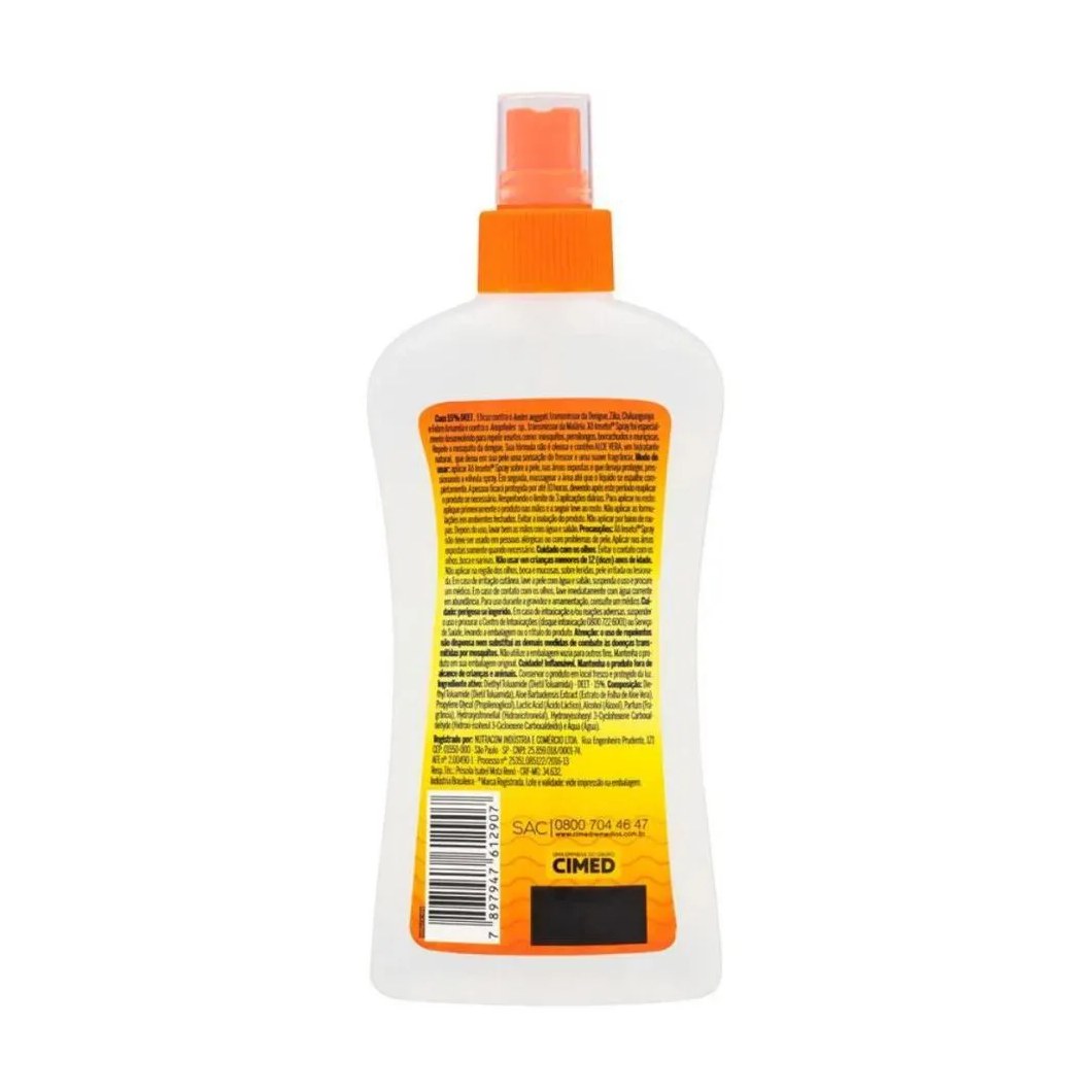 Kit Spray Repelente de Insetos Cimed Xô Inseto com 12 200ml