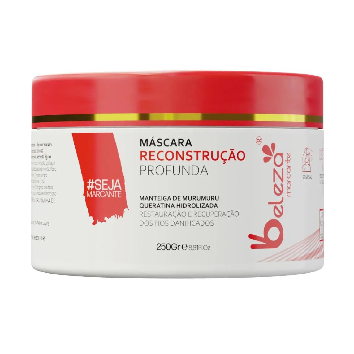 Mascara Reconstrução Profunda Beleza Marcante 250g