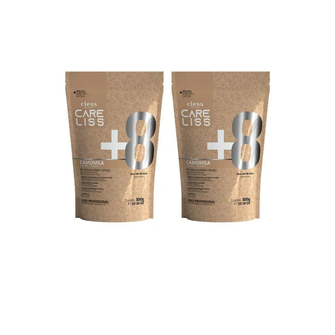 Po Descolorante Care Liss Camomila 300g - Kit 2un