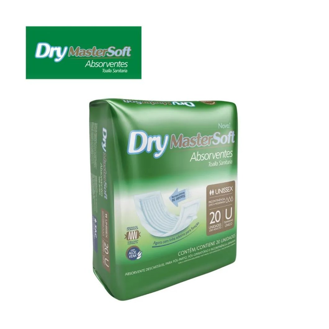 Absorvente Geriatrico Dry Master Soft Tam.unico C/ 20