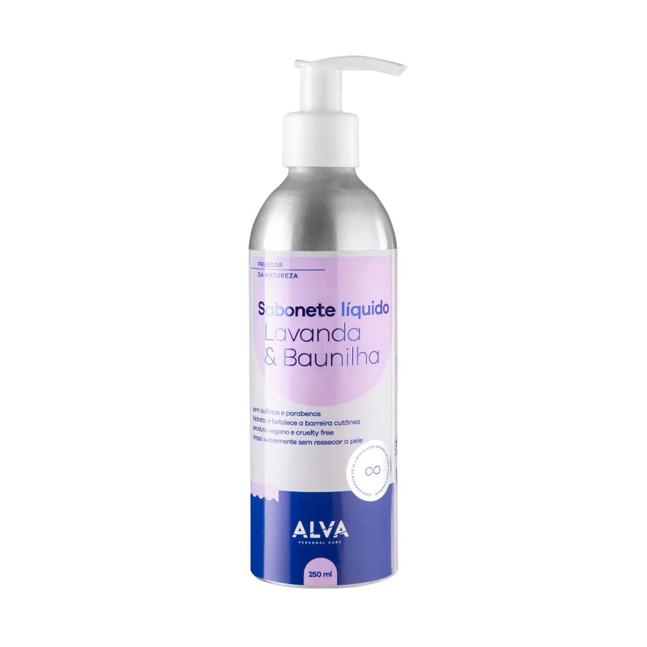 Sabonete Líquido Alva Lavanda e Baunilha Vegano 250ml